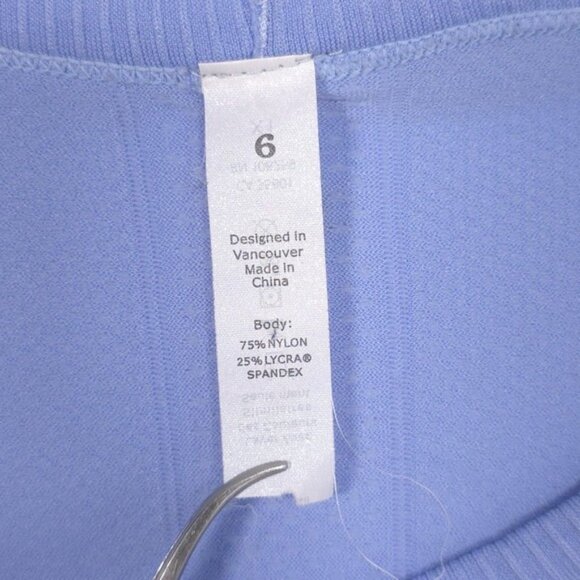Lululemon T-Shirt 6 Blue Swiftly Tech Short Sleeve Crew Neck Stretch Top Women's - Picture 2 of 7